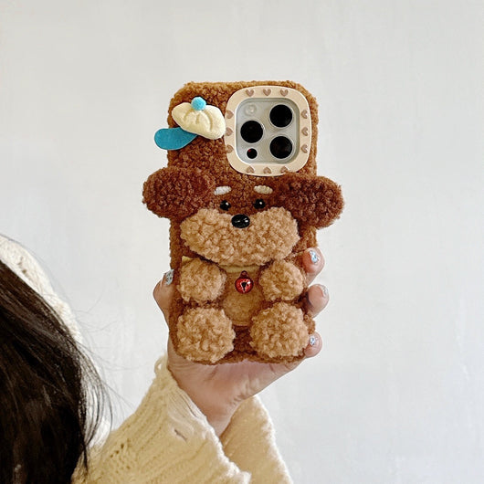 Nueva Funda de Peluche de Poodle para Teléfono - Image 21