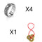Little Pixiu Heart Sutra Ring Men And Women Lucky Mix packing Set1