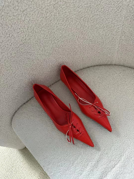 Zapatos de Tacón Grueso con Moño - Slip-on Cómodos y Elegantes - Image 17