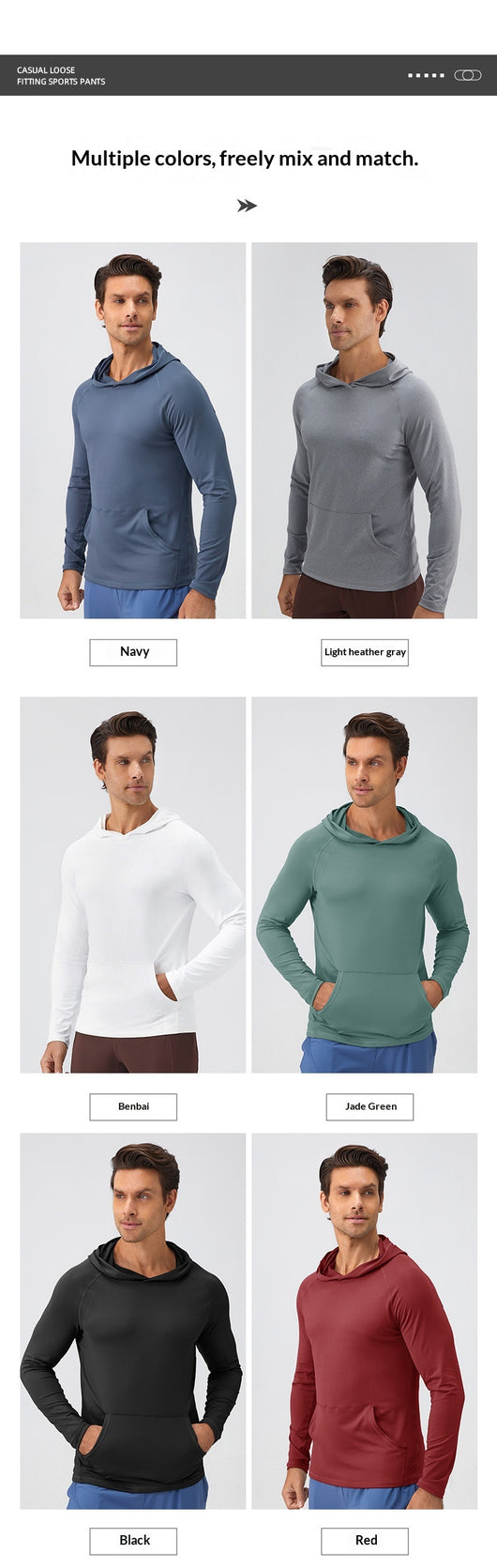 Sudadera con Capucha Deportiva Otoño-Invierno para Hombre | Transpirable y Secado Rápido - Image 11