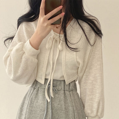 Cardigan de Protección Solar Corto para Mujer - Image 4