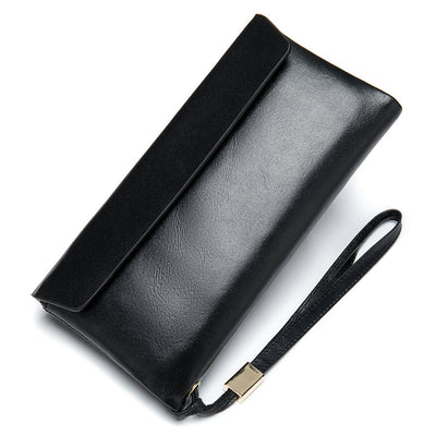 Billetera de Cuero Estilo Coreano Piel Vacuno Premium Mujer Mediana - Image 3
