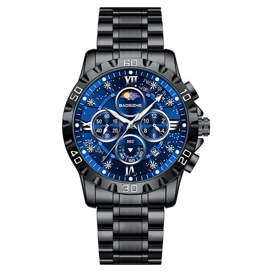 Reloj de Cuarzo Luminoso Impermeable para Hombre - Elegancia Profesional - Image 7