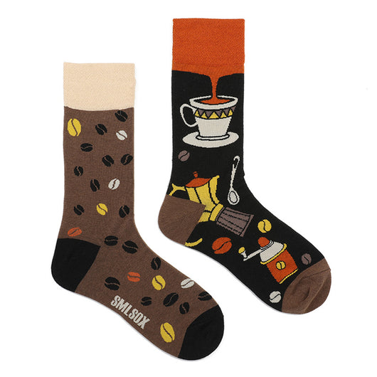 Calcetines Retro Asimétricos para Parejas - Algodón Cómodo Unisex - Image 121