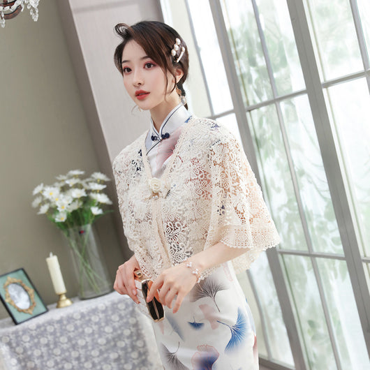 Cárdigan Vintage de Encaje Elegante para Bodas - Image 7