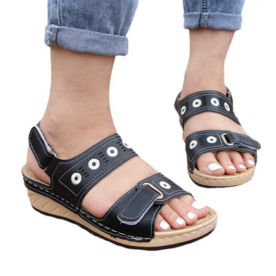 Sandalias Plataforma Ligeras con Bordado y Tiras Ajustables - Image 6