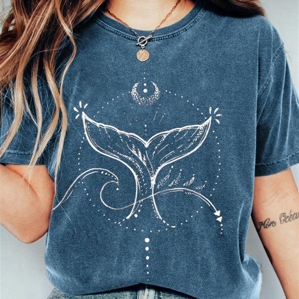 Remera Estampada de Moda Urbana para Mujer - Diseño Clásico Versátil