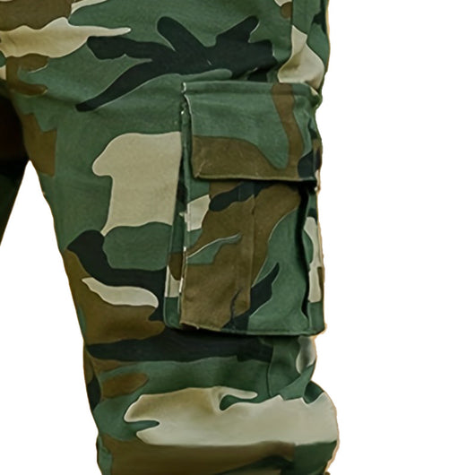 Pantalones Deportivos Cargo Camuflaje con Bolsillos Múltiples para Hombre - Image 4