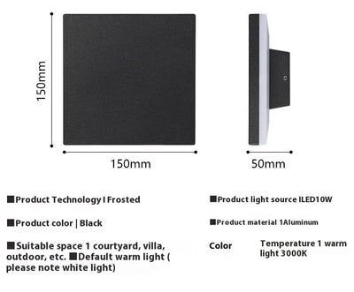Lámpara LED para Exterior Minimalista Resistente al Agua - Image 8