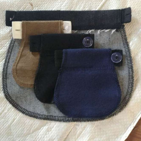 Set de 2 Cinturones Ajustables para Embarazo - Extensores Elásticos para Pantalones