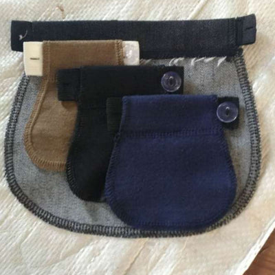 Set de 2 Cinturones Ajustables para Embarazo - Extensores Elásticos para Pantalones