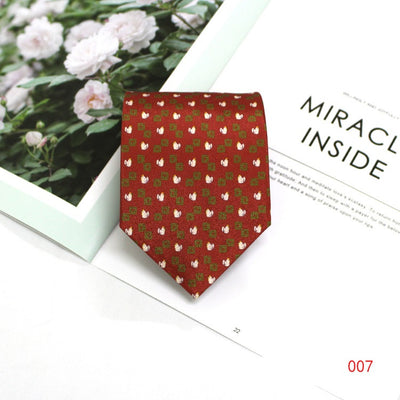 Corbata Formal Estilo Británico 9CM - Diseño Impreso Poliéster Premium - Image 19