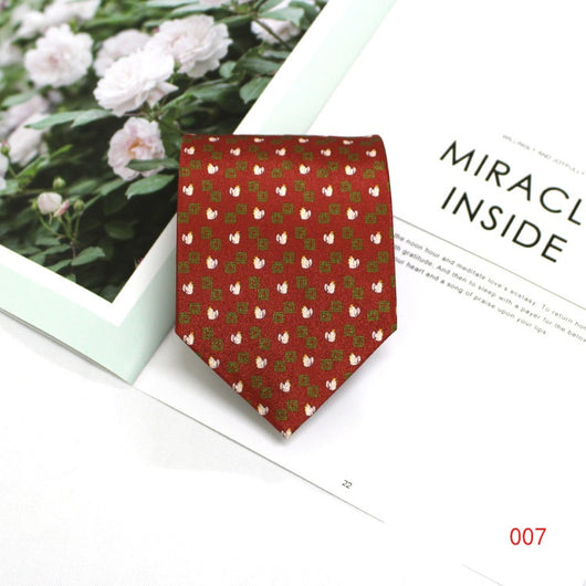 Corbata Formal Estilo Británico 9CM - Diseño Impreso Poliéster Premium - Image 19