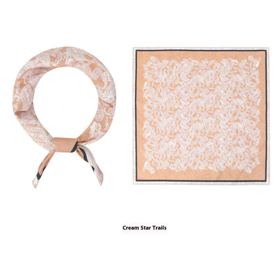 Pañuelo de Seda Estampado Duplex Cuadrado - Image 14