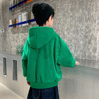 Sudadera con Capucha de Polar para Niños - Diseño Versátil y Moderno - Image 4