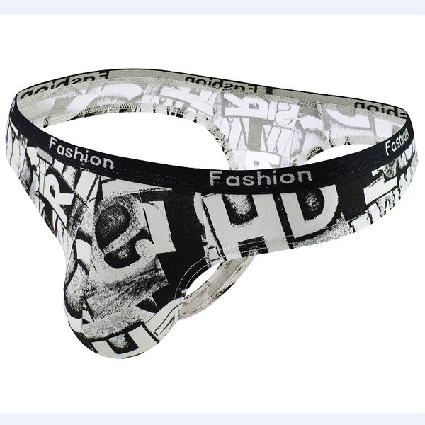 Tanga de Algodón para Hombre con Estampado y Cintura Elástica - Image 6