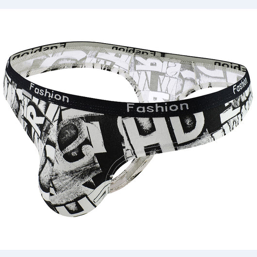 Tanga de Algodón para Hombre con Estampado y Cintura Elástica - Image 6