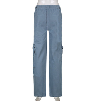 Jeans de Moda Otoño Invierno con Múltiples Bolsillos Estilo Urbano - Image 16