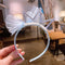 Diadema Infantil Encaje Hielo y Nieve Azul