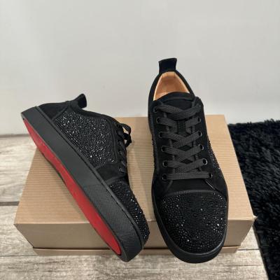 Tenis Deportivos Rojo con Detalles de Cristal - Cómodos y Transpirables