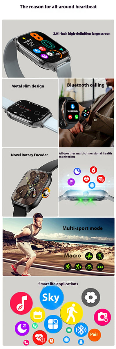 Reloj Inteligente H9 con Llamadas Bluetooth, Isla Dinámica y Recordatorios - Image 19
