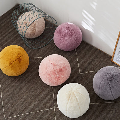 Cojín Redondo de Felpa Premium para Sofá y Decoración - Image 14