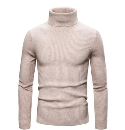 Suéter Slim Fit Cuello Alto para Hombre - Otoño e Invierno - Image 21