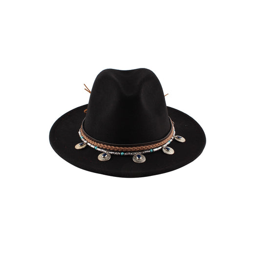 Sombrero Jazz Retro Inglés de Fieltro para Otoño e Invierno - Image 4
