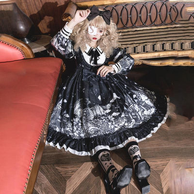 Zapatos Lolita Gótica Negra para Otoño Invierno - Image 6