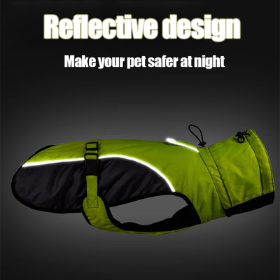 Abrigo Impermeable Reflectante para Perros con Forro Cálido - Image 25