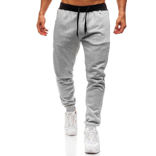 Pantalones Deportivos Casuales Talla Grande Hombre - Corte Sólido - Image 4