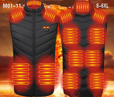 Chaleco Térmico Inteligente para Hombre con 11 Zonas de Calor - Image 9