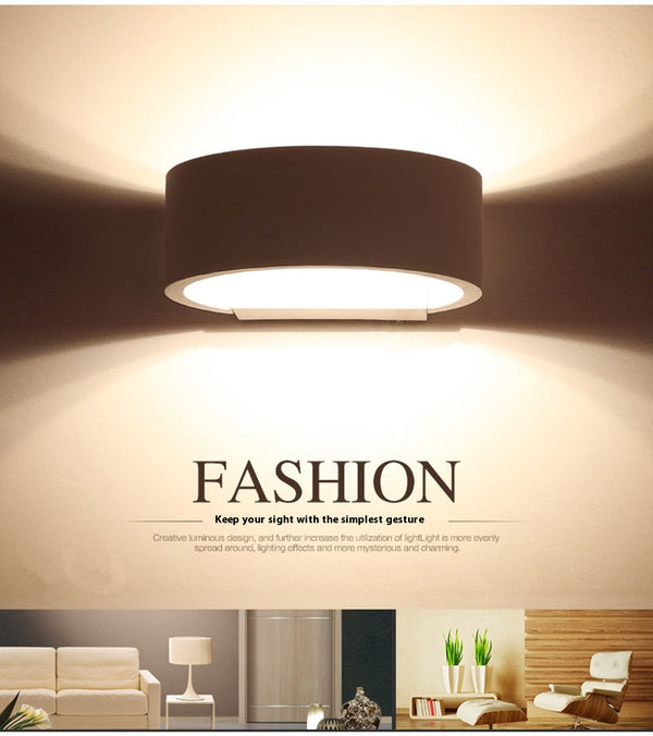 Lámpara de Pared Redonda para Exterior - Diseño Moderno Minimalista
