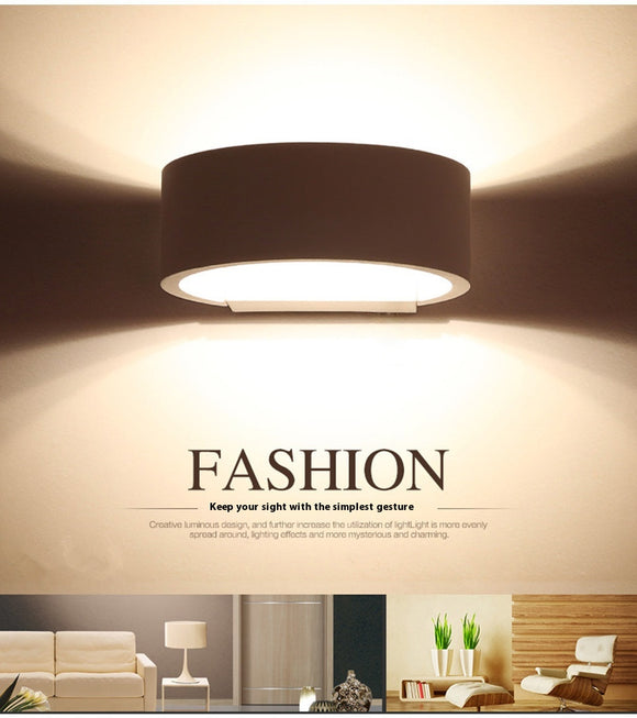 Lámpara de Pared Redonda para Exterior - Diseño Moderno Minimalista