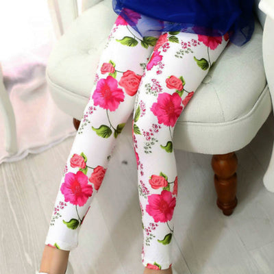 Leggings Infantiles Milk Silk Ajustados - Pantalones de 9/10 para Niños y Niñas