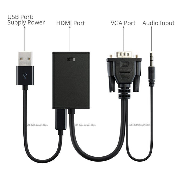 Cable de Audio Auxiliar Profesional para Laptop y Monitor