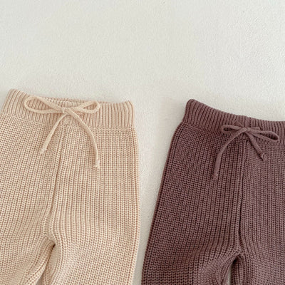 Pantalones de Algodón Tejido para Bebés y Niños con Puños Fruncidos - Image 12