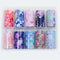 Calcomanías de Uñas con Diseño de Flores y Estrellas - Pegatinas Trendy