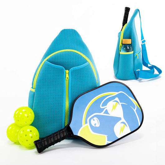 Bolsa Deportiva Tenis Crossbody a Rayas con Bandolera - Image 42