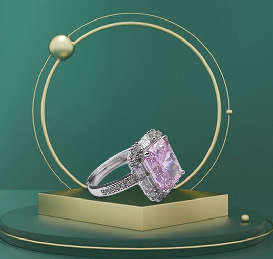 Anillo de Plata S925 con Circonita Cúbica
