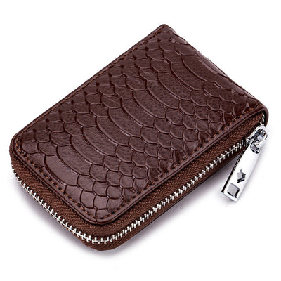 Monedero Pequeño para Tarjetas y Monedas con Patrón de Serpiente para Mujer - Image 7