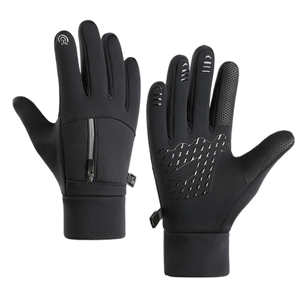 Guantes de Ciclismo Impermeables con Forro de Terciopelo Cálido - Image 4