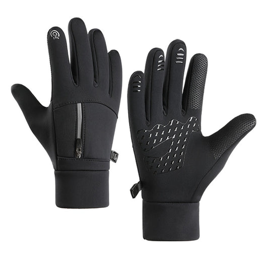Guantes de Ciclismo Impermeables con Forro de Terciopelo Cálido - Image 4