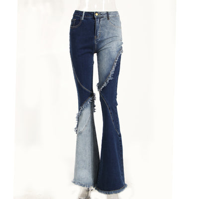 Jeans Geométricos de Cintura Alta con Efecto Reductor - Image 6
