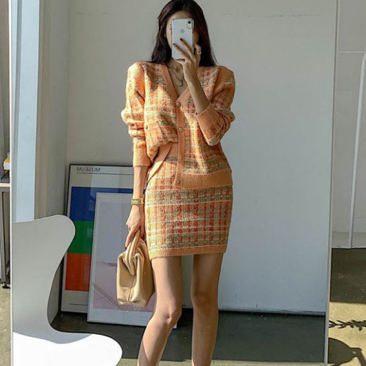 Conjunto de Suéter Suelto para Mujer Otoño Invierno - Image 4