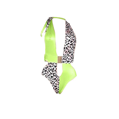 Traje de Baño Enterizo para Mujer con Panel Estampado en Espalda - Image 6
