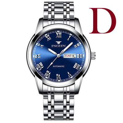 Reloj de Moda para Hombre con Banda de Acero Inoxidable y Esfera Luminosa - Image 5