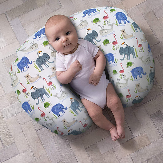 Almohada de Lactancia Multifuncional con Funda Extraíble Estampada - Image 3