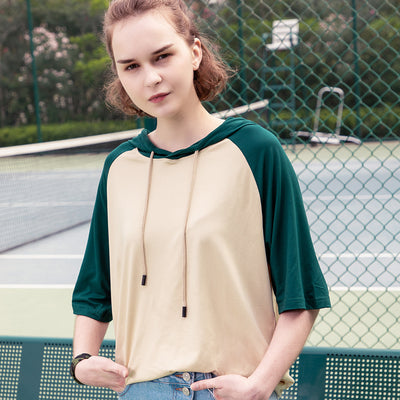Playera con Capucha Deportiva para Parejas - Manga Corta Casual de Verano - Image 4