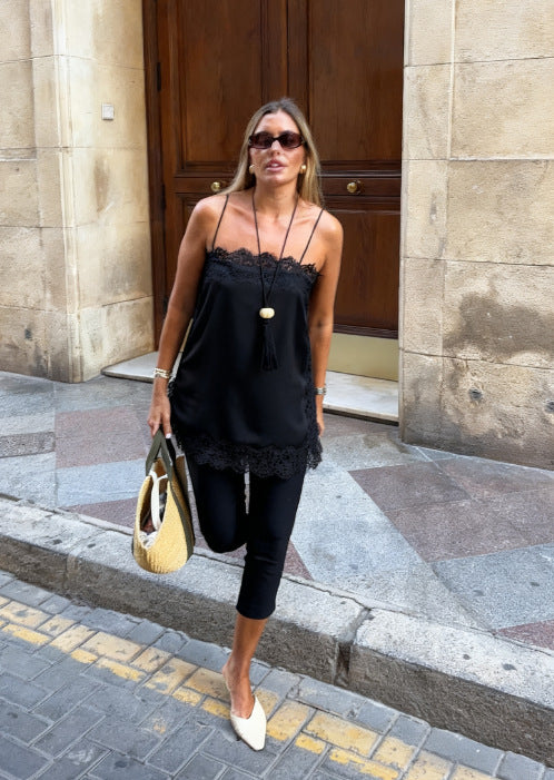 Top Strappy Sexy con Encaje - Estilo Chic y Sofisticado - Image 8